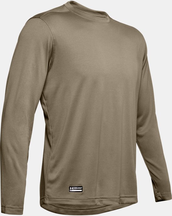 Men's Tactical UA Tech™ Long Sleeve T-Shirt, Brown, pdpMainDesktop image number 4